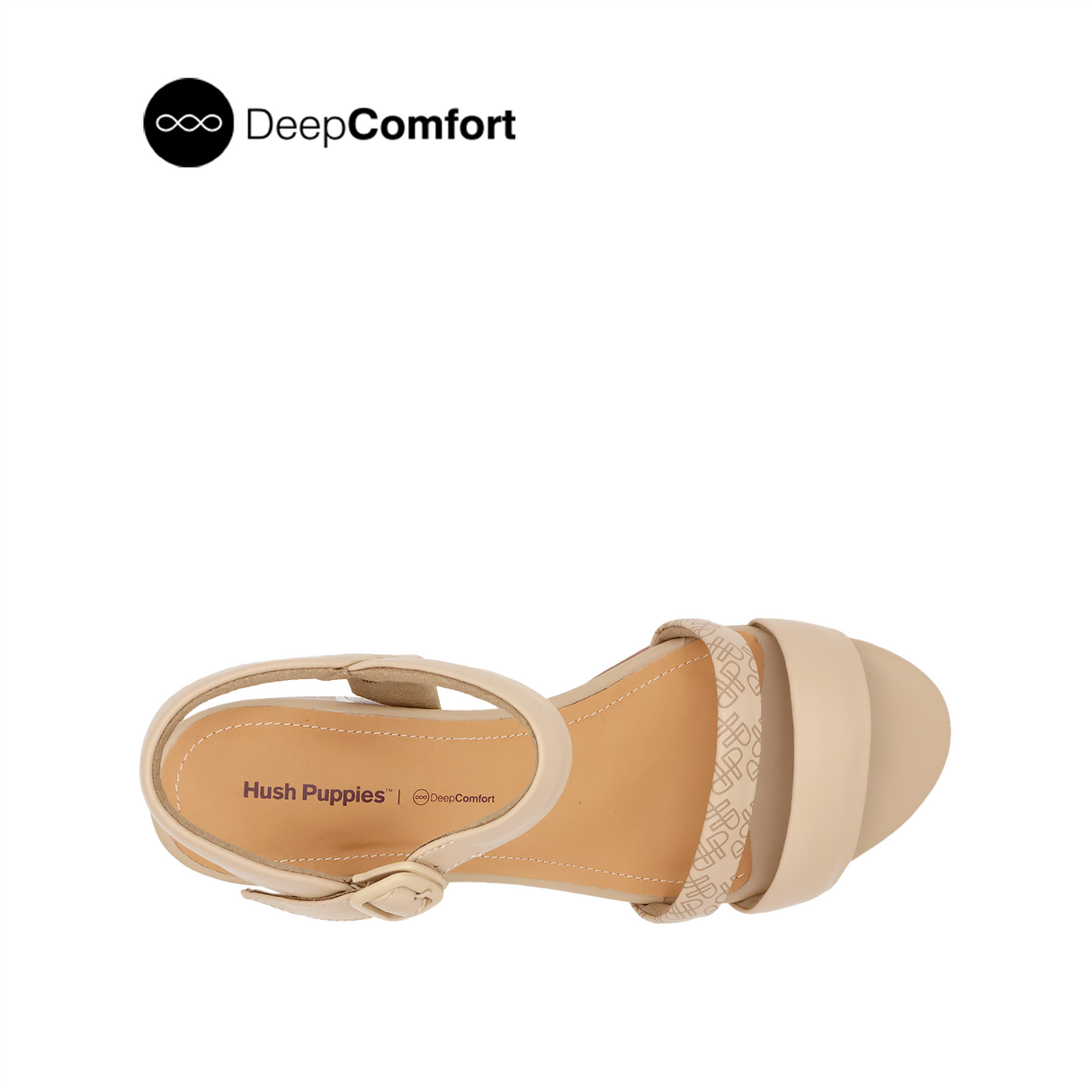 Noelle Backstrap Women's Sandals - Blush Leather