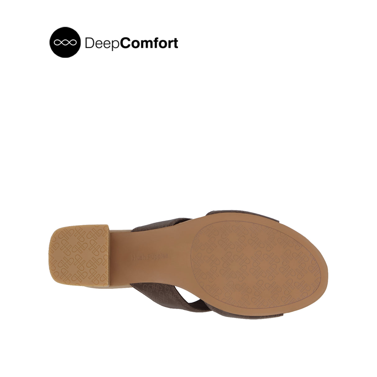 Noelle Women's Sandals - Brown Monogram Leather