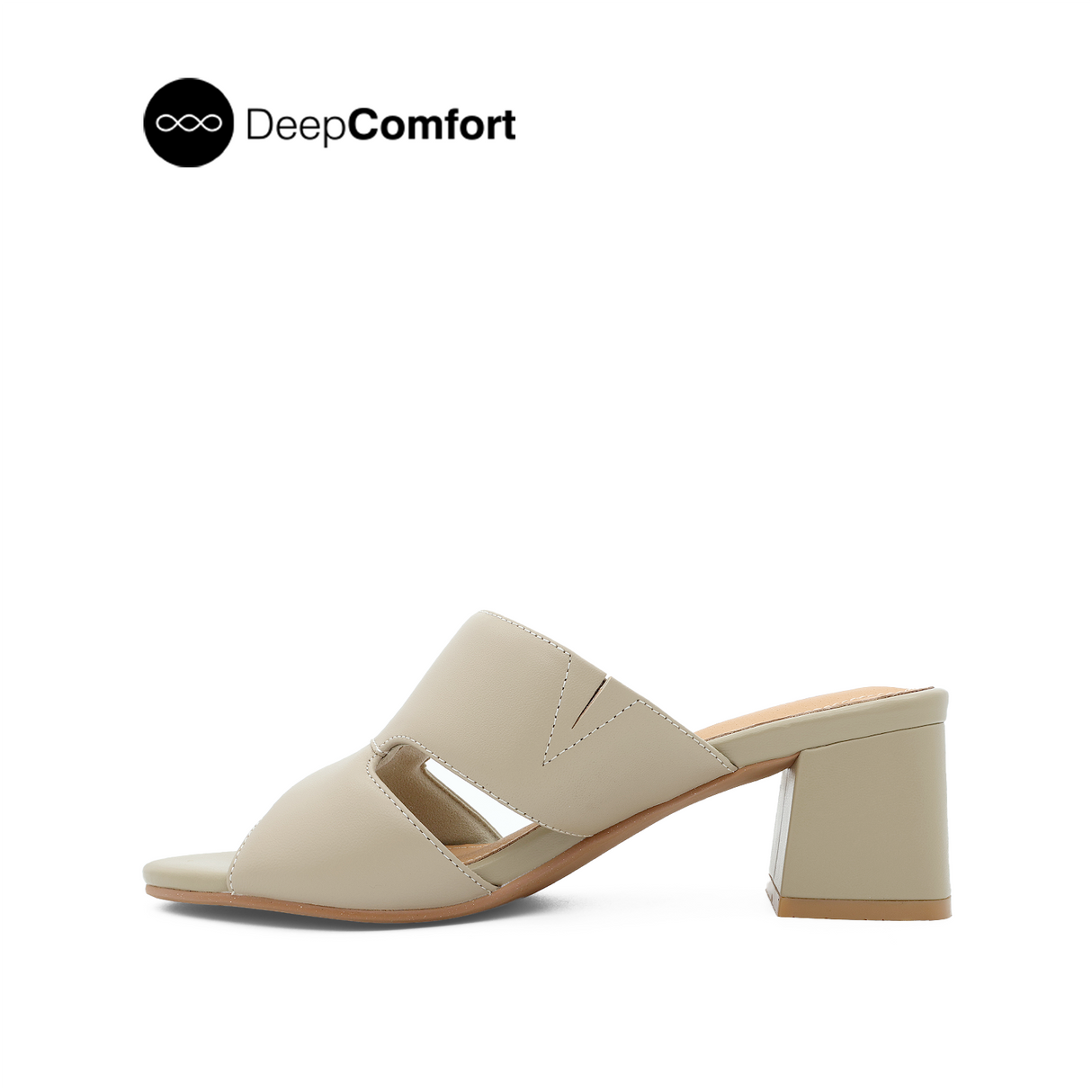 Noelle Women's Sandals - Taupe Leather