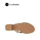 Noelle Women's Sandals - Taupe Leather