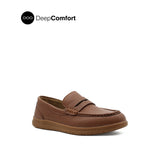 Shirl Penny Women's Shoes - Tan Coated Leather
