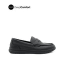 Shirl Penny Women's Shoes - Black Coated Leather