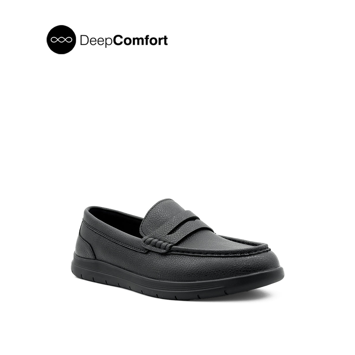 Shirl Penny Women's Shoes - Black Coated Leather