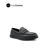 Shirl Penny Women's Shoes - Black Coated Leather
