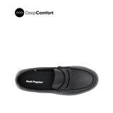 Shirl Penny Women's Shoes - Black Coated Leather