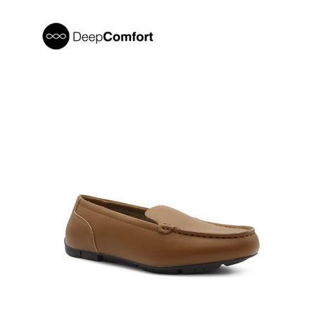 Steph Venetian Women's Shoes - Tan Coated Leather