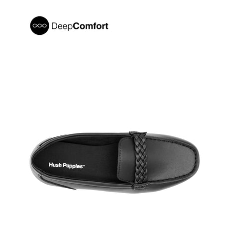 Steph Ornament Women's Shoes - Black Coated Leather