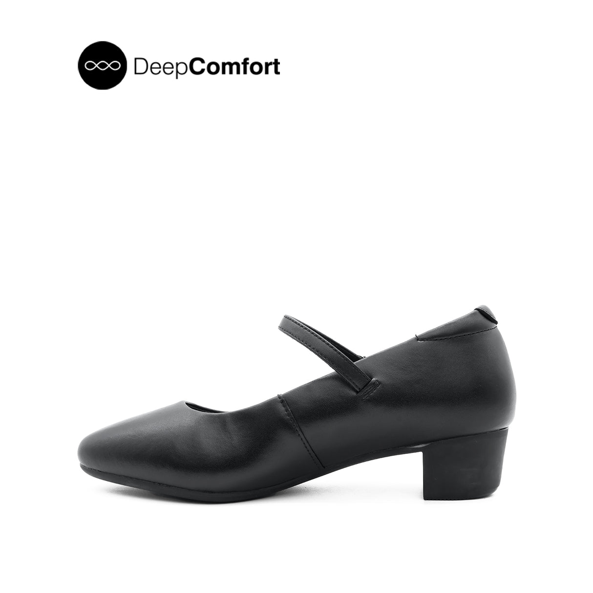 Shelby Mary Jane Women's Shoes - Black Coated Leather