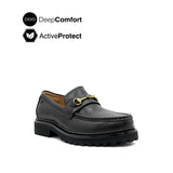 Trina Metal Bit Women's Shoes - Black Leather Hush Puppies Philippines