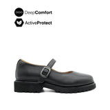 Trina Mary Jane Women's Shoes - Black Leather Hush Puppies Philippines