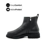Trina Chelsea Women's Boots - Black Leather Hush Puppies Philippines