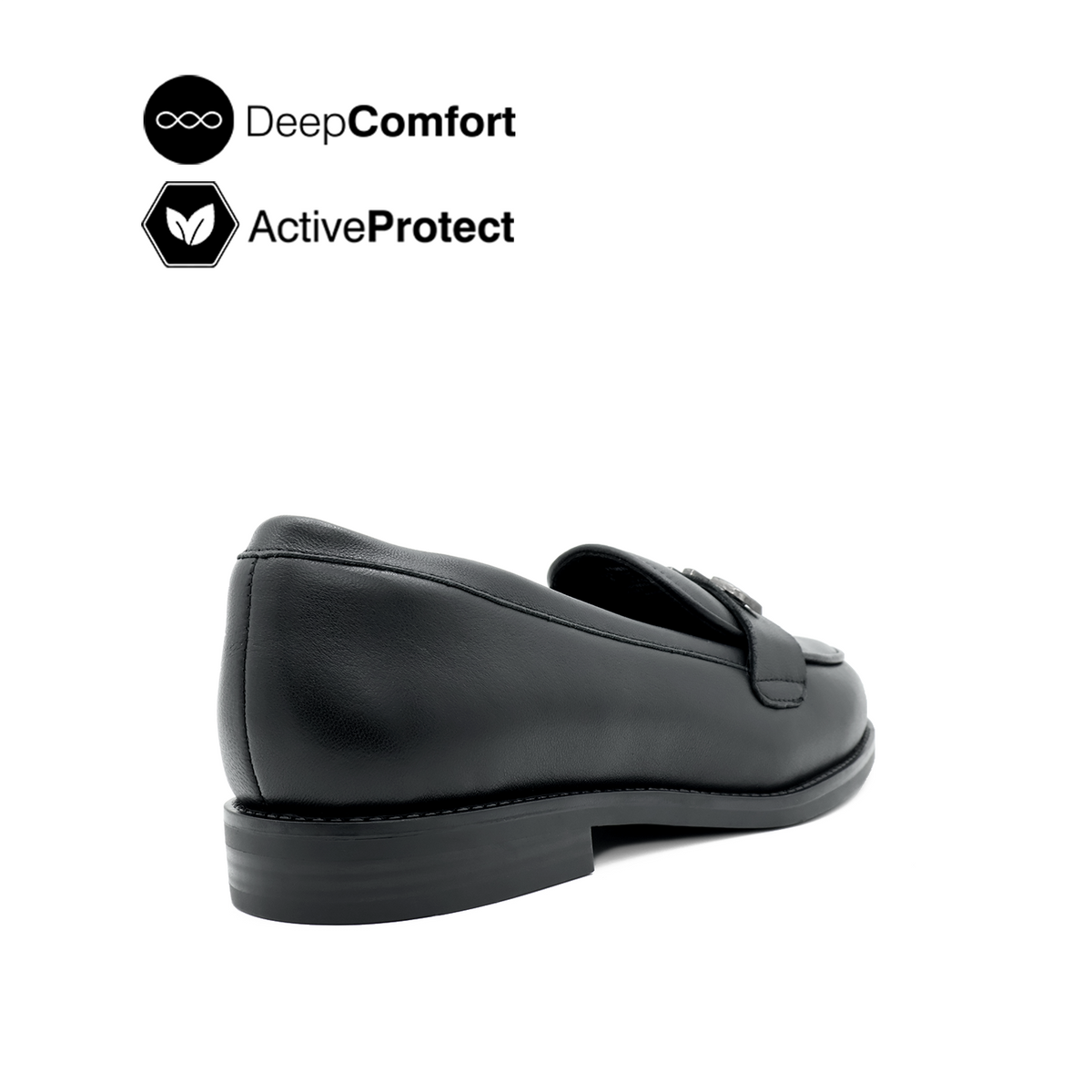 Tamara Metal Bit Women's Shoes - Black Leather Hush Puppies Philippines