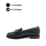 Tamara Metal Bit Women's Shoes - Black Leather Hush Puppies Philippines