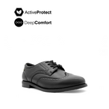 Tamara Lace Up Wingtip Women's Shoes - Black Leather Hush Puppies Philippines