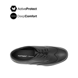 Tamara Lace Up Wingtip Women's Shoes - Black Leather Hush Puppies Philippines
