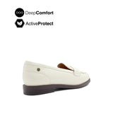 Tamara Penny Women's Shoes - Cream Leather Hush Puppies Philippines