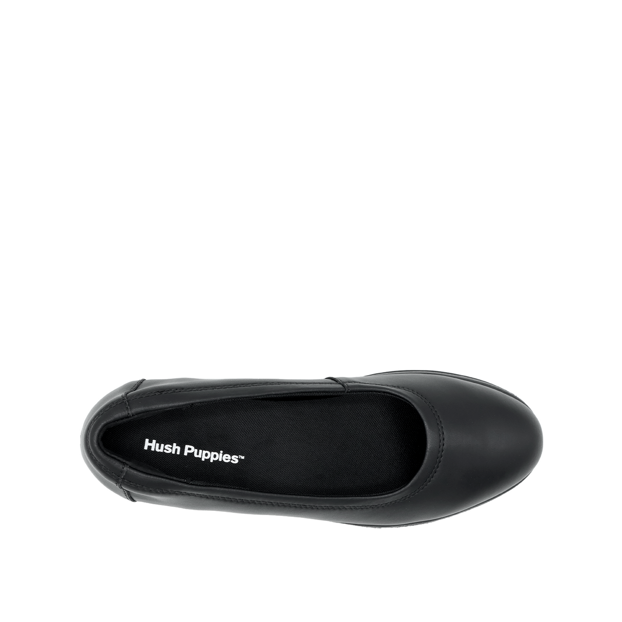 Tina Slip On Women's Back to School - Black Coated Leather Hush Puppies Philippines