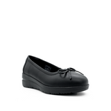 Tina Bow Women's Back to School - Black Coated Leather Hush Puppies Philippines