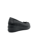 Tina Bow Women's Back to School - Black Coated Leather Hush Puppies Philippines