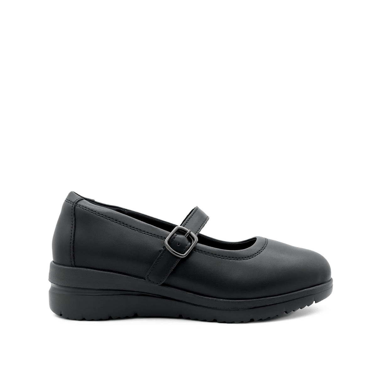 Tina Mary Jane Women's Back to School - Black Coated Leather Hush Puppies Philippines
