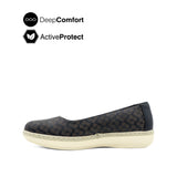 Quinta Slip On Women's Shoes - Black Leather