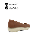 Quinta Slip On Women's Shoes - Tan Leather