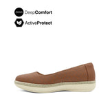 Quinta Slip On Women's Shoes - Tan Leather