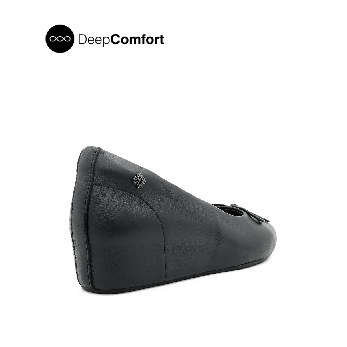 Quincy Bow Women's Shoes - Black Leather