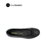 Quincy Bow Women's Shoes - Black Leather
