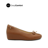 Quincy Bow Women's Shoes - Tan Leather