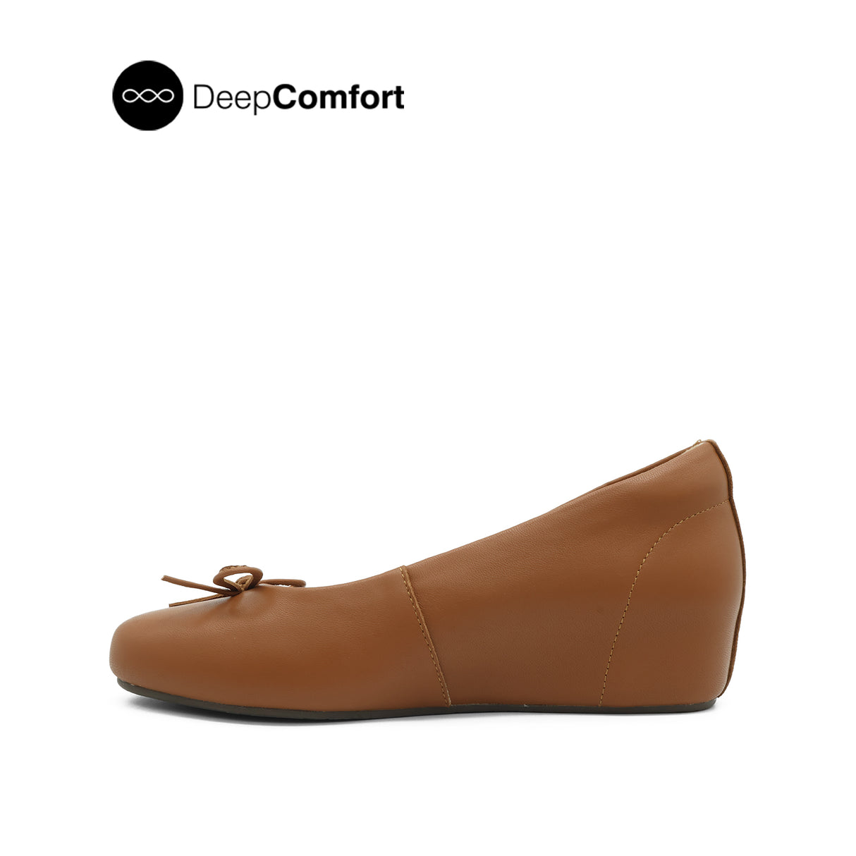 Quincy Bow Women's Shoes - Tan Leather