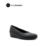 Quincy Slip On Women's Shoes - Black Leather