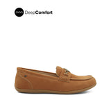 Sienna Metal Bit Women's Shoes - Tan Nubuck