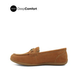 Sienna Metal Bit Women's Shoes - Tan Nubuck