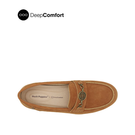 Sienna Metal Bit Women's Shoes - Tan Nubuck