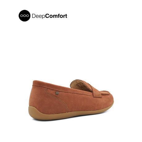 Sienna Penny Women's Shoes - Cognac Nubuck