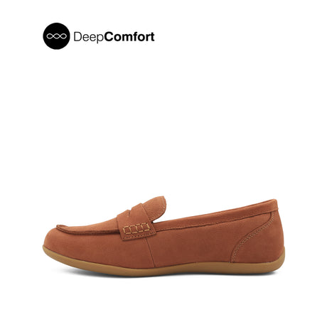Sienna Penny Women's Shoes - Cognac Nubuck