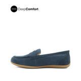 Sienna Penny Women's Shoes - Navy Nubuck