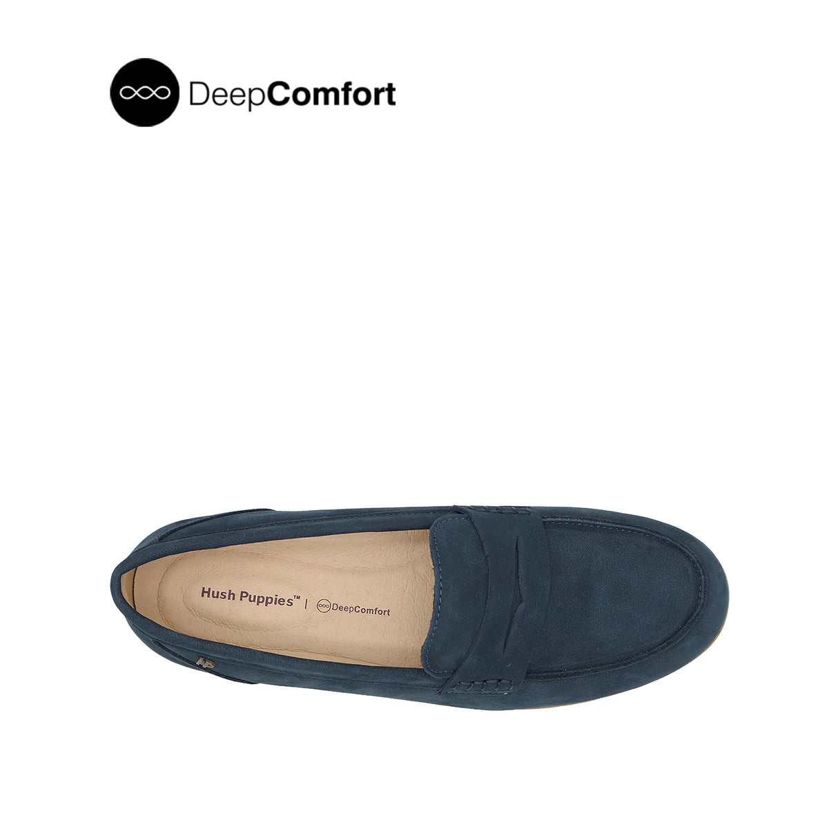Sienna Penny Women's Shoes - Navy Nubuck