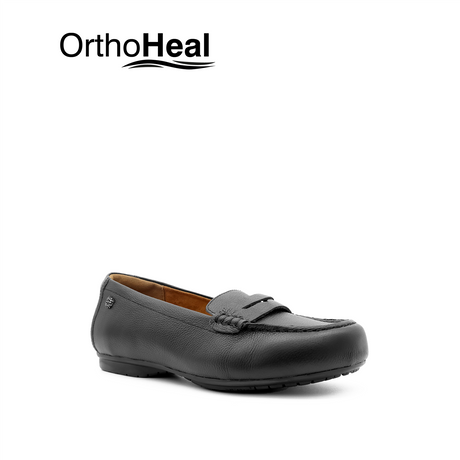 Rebecca Penny Women's Shoes - Black Leather Hush Puppies Philippines