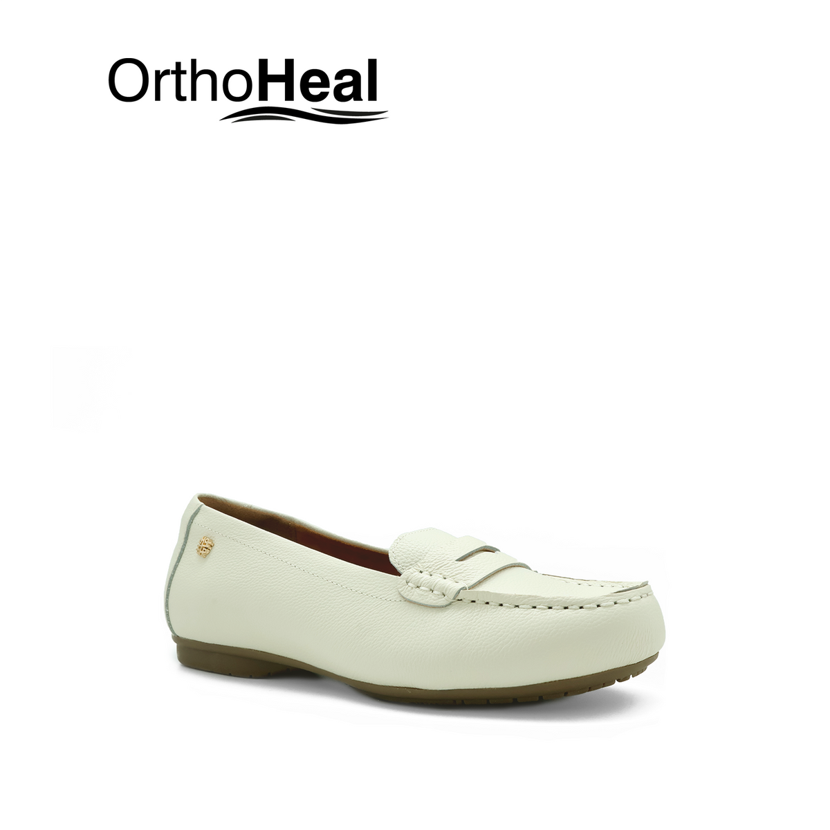 Rebecca Penny Women's Shoes - Cream Leather Hush Puppies Philippines
