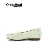 Rebecca Penny Women's Shoes - Cream Leather Hush Puppies Philippines