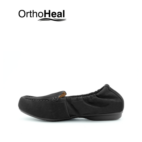Rebecca Venetian Women's Shoes - Black Nubuck Hush Puppies Philippines