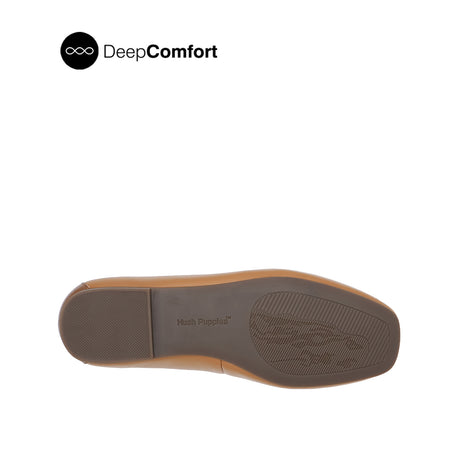 Sabine Slip On Platin Toe Women's Shoes - Tan Leather