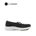 Renee Mary Jane Women's Shoes - Black Knitted