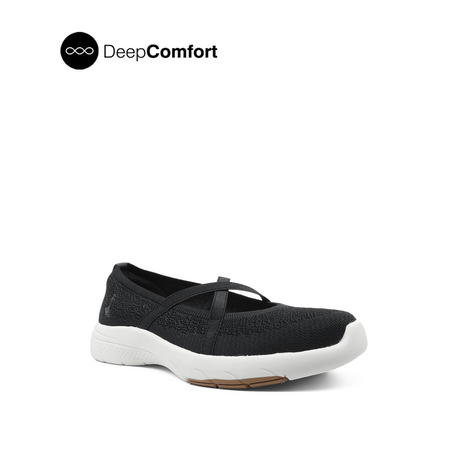 Renee Mary Jane Women's Shoes - Black Knitted