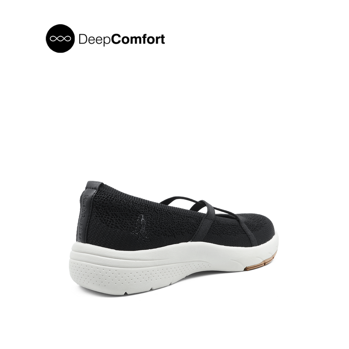 Renee Mary Jane Women's Shoes - Black Knitted