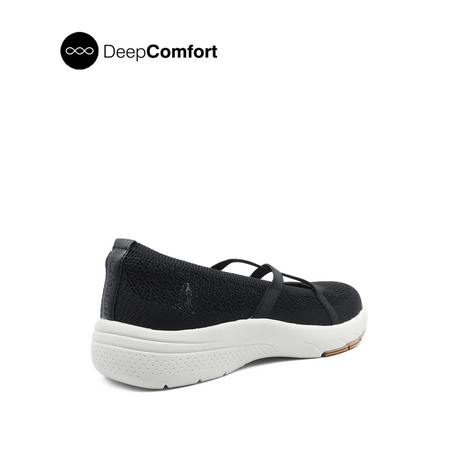 Renee Mary Jane Women's Shoes - Black Knitted
