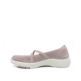 Renee Mary Jane Women's Shoes - Taupe Knitted