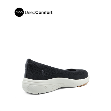 Renee Slip On Women's Shoes - Black Knitted